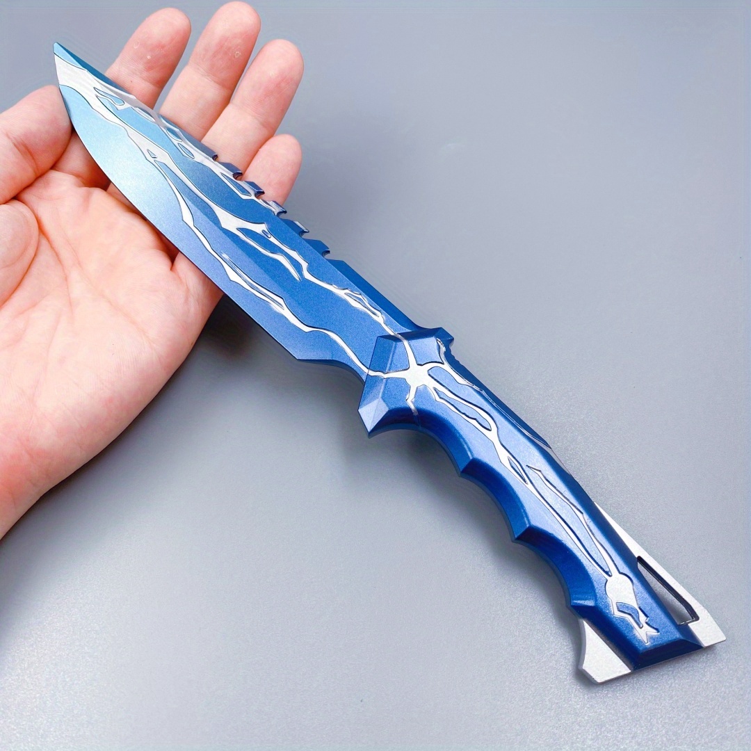 Cosplay Prop Dagger - ดาบคาตานะ Blackwave ขนาด 11 นิ้ว/28 ซม.