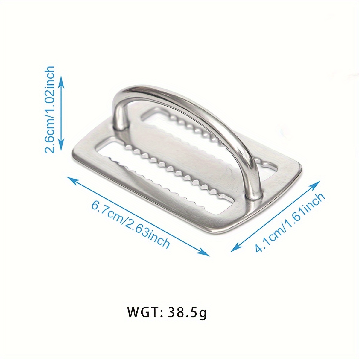 ห่วงรัดเข็มขัดสแตนเลส 1 ชิ้น - - D Ring Strap บทวิจารณ์และราคา