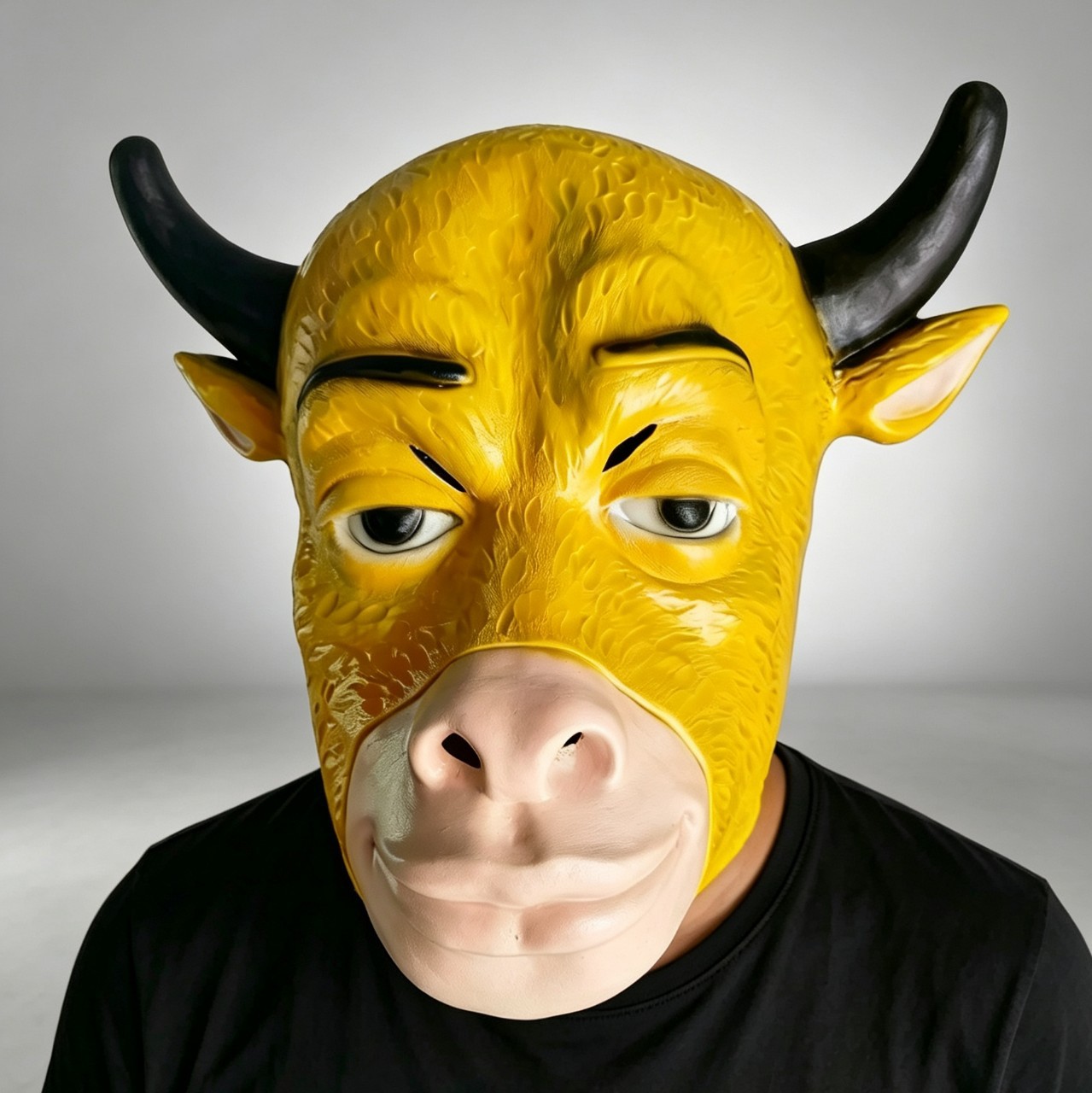 หน้ากากหัววัวลาเท็กซ์สีเหลือง  - Cosplay Fire Prop บทวิจารณ์และราคา
